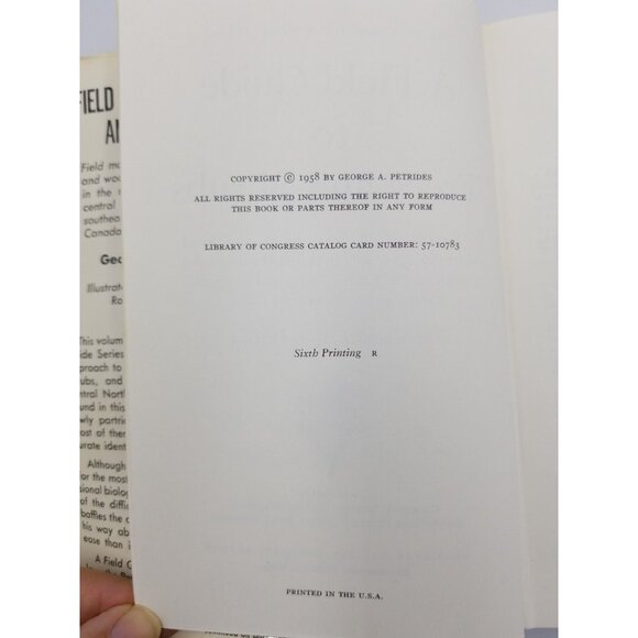 A Field Guide To Trees and Shrubs by George A. Petrides Copyright 1958 - Vintage - Picture 4 of 15